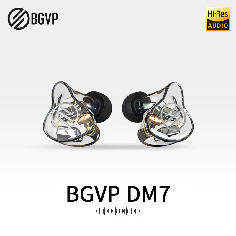 BGVP DM7 6BA Knowles Sonion Drive Unit HiFi Headphone
