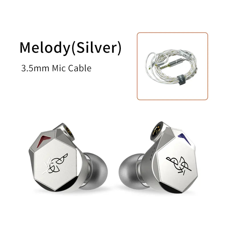 BGVP Melody Earphones 12mm Dynamic Wired In Ear Monitor