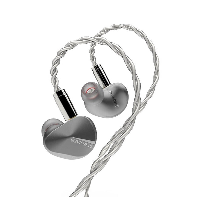 BGVP NS10 Headphones 8BA+2DD Hybrid Drive Unit In Ear Earbud