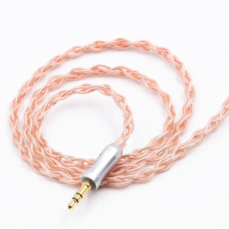 BQEYZ 4 Core Crystal Copper Earphone Cable 0.78mm 2 Pin