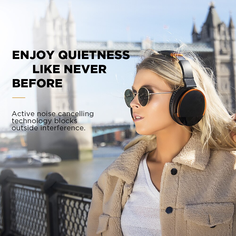 COWIN E8 Upgraded ANC Bluetooth Over-Ear Headset With Mic