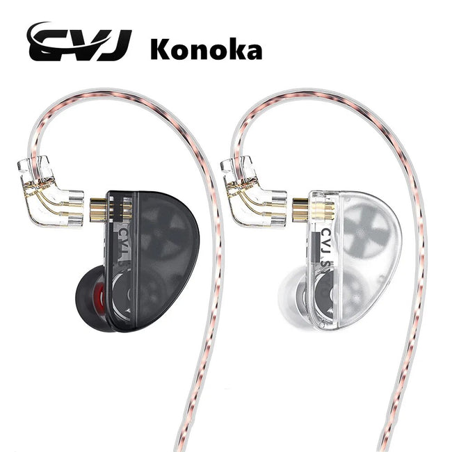 CVJ Konoka 3D Audio 3-unit Hybrid 1DD + 1BA + 1 Vibrating In Ear Earphone