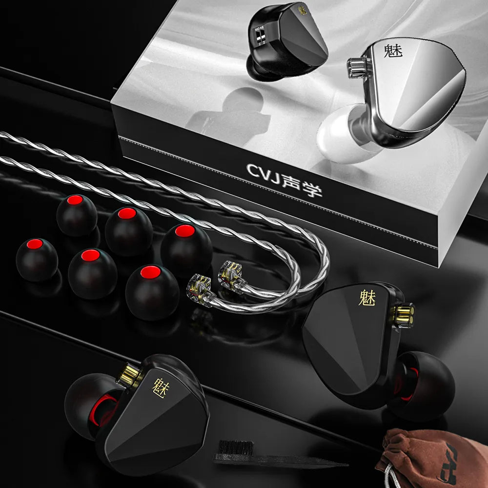 CVJ Mei Knowles 1DD+2BA Hybrid Drive In-ear Earphone