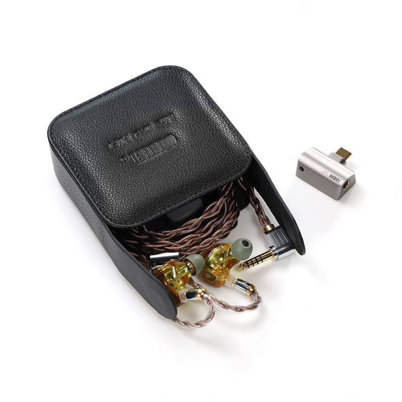 DD ddHiFi C90 Genuine Leather Earphone Storage Case