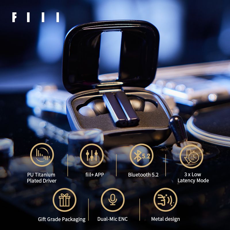 FIIL CG True Wireless Bluetooth 5.2 HHi-Fi Earbuds