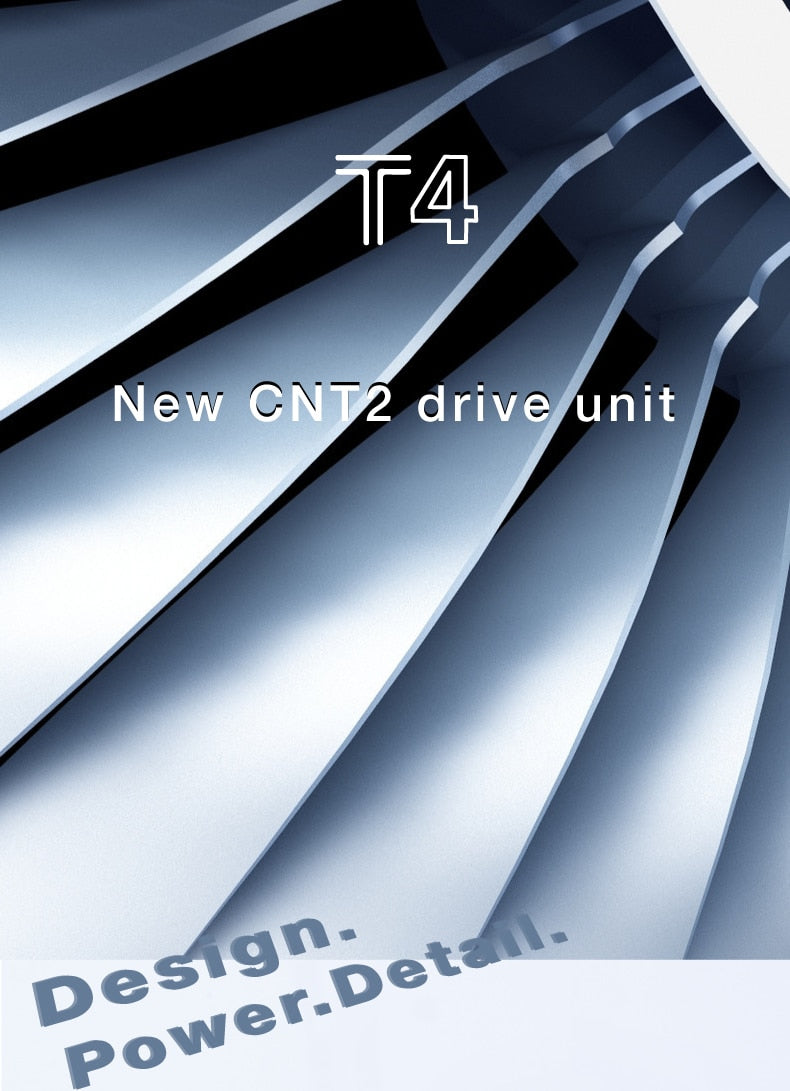 Tinhifi T4 IEM 10mm Carbon Nanotube CNT Dynamic Driver In-Ear Earphones