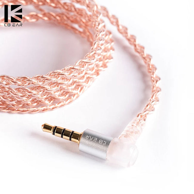 KBEAR 4 Core Copper Upgrade Earphone Cable