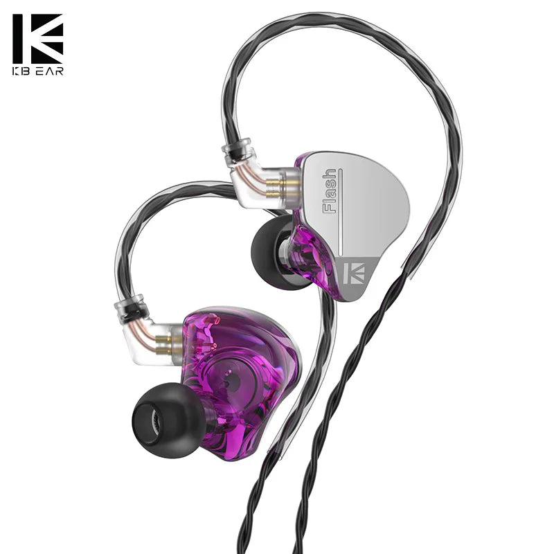 KBEAR Flash Dual Drviers Hybrid In-Ear HiFi Earphones