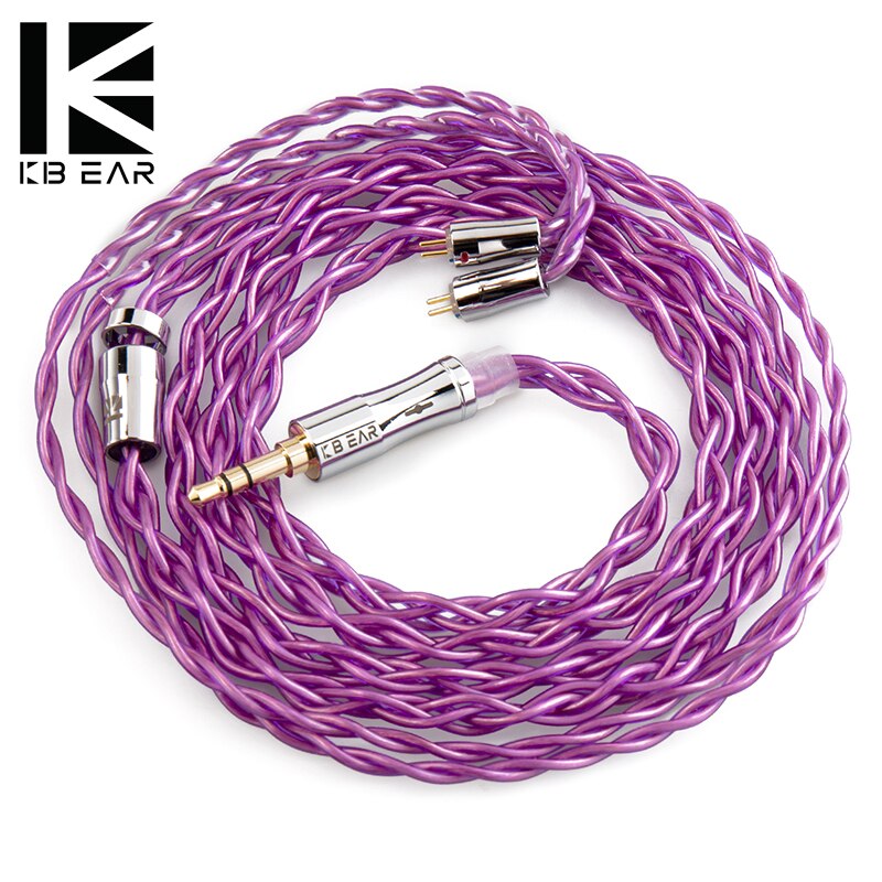 KBEAR Glory 4 Core 6N Single Crystal Copper Upgraded Earphone Cable