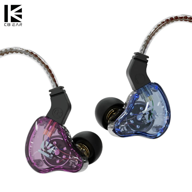 Buy KBEAR KS2 Hybrid DD+BA In Ear Monitor HiFi Earphone