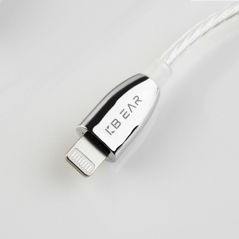 KBEAR T1 Type-C 3.5mm Lightning 3.5mm Headphone Audio Adapter