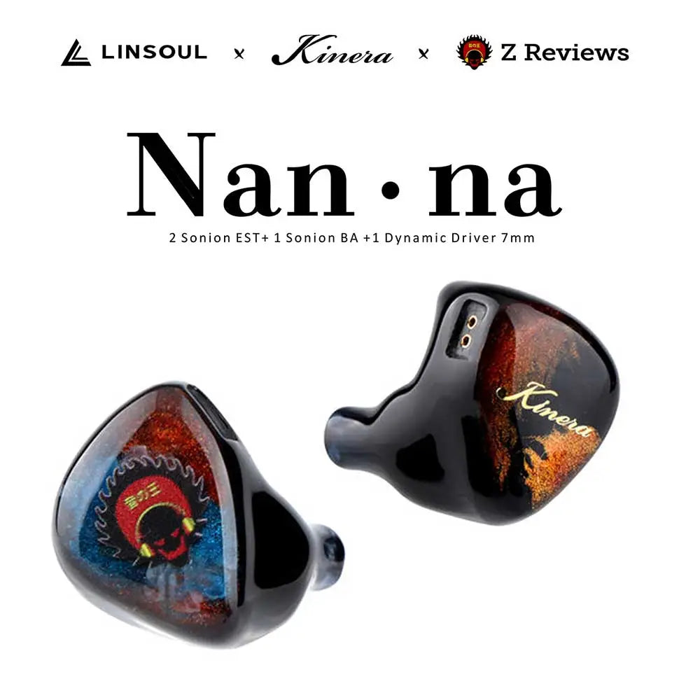 Kinera Nanna 2.1 Z-Tune Edition 2EST+1BA+1DD Hybrid Drivers In-ear IEMs