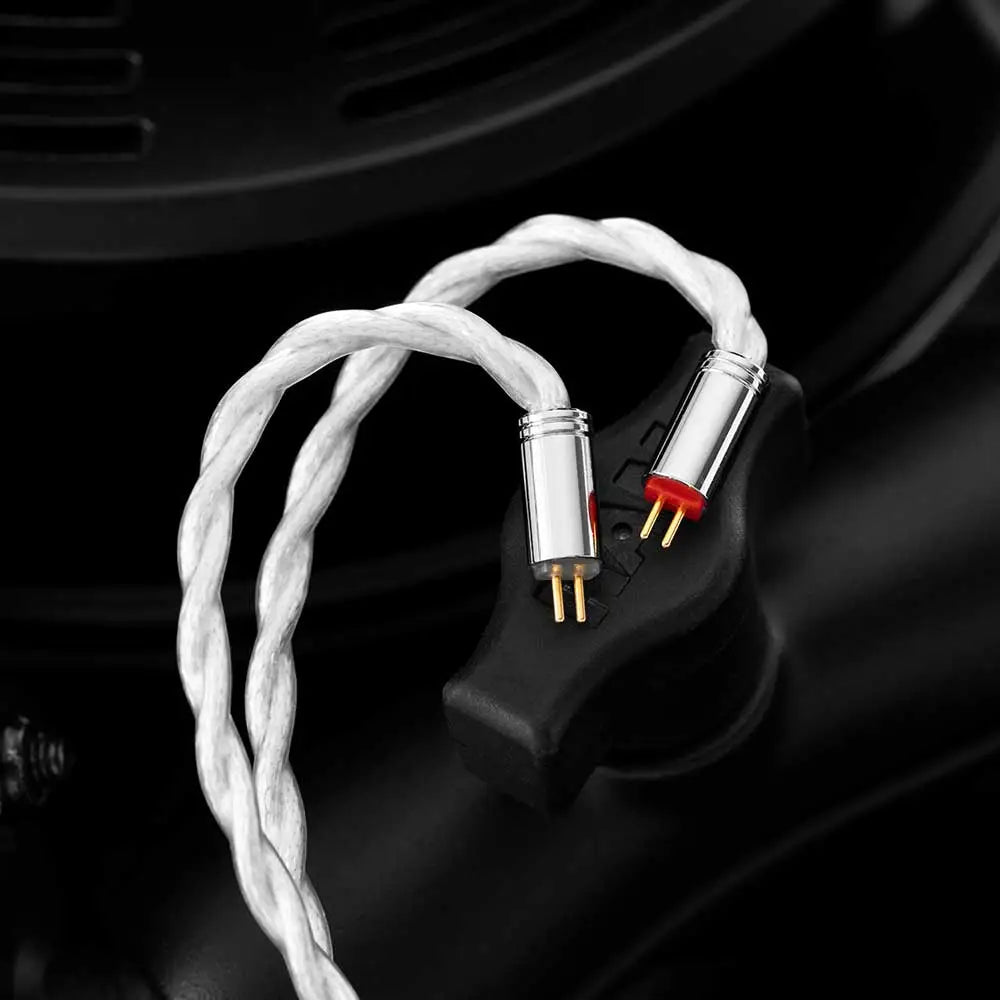 QoA Whisky 5N OCC Alloy Copper Silver Plated Earphone Modular Upgrade Cable