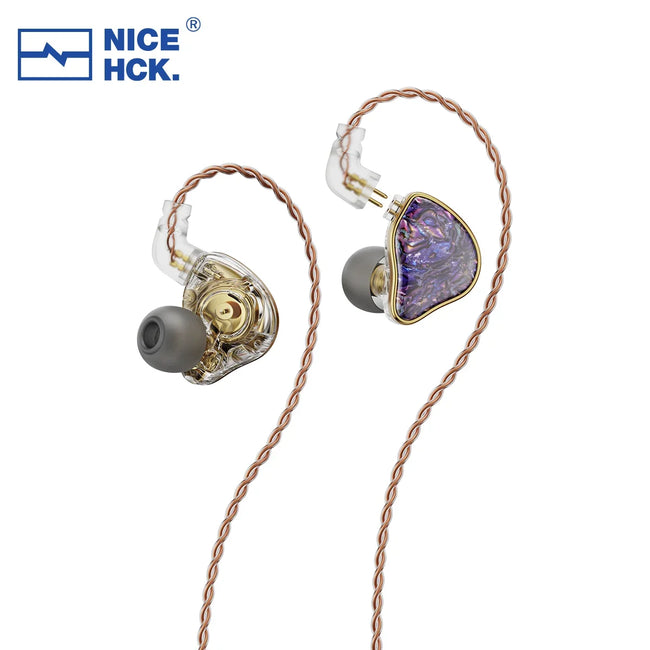NiceHCK DB2 Wired Earbud IEM 1DD+1BA Hybrid Dual Driver HiFi Earphone