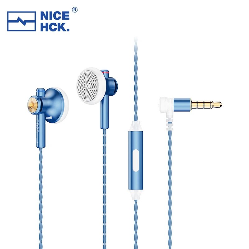 NiceHCK EB2S PRO 3.5/4.4mm Plug Microphone Flat-Head Earbud