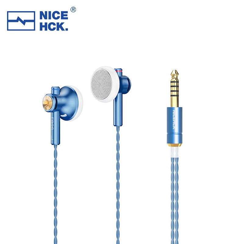 NiceHCK EB2S PRO 3.5/4.4mm Plug Microphone Flat-Head Earbud