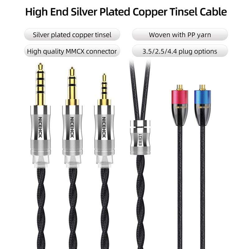 NiceHCK High Quality EBX21 Standard Cable