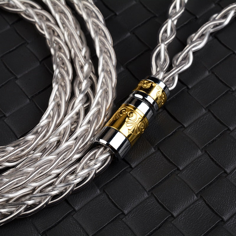 NiceHCK MoonGod Japan Silver Earphone Upgrade Cable