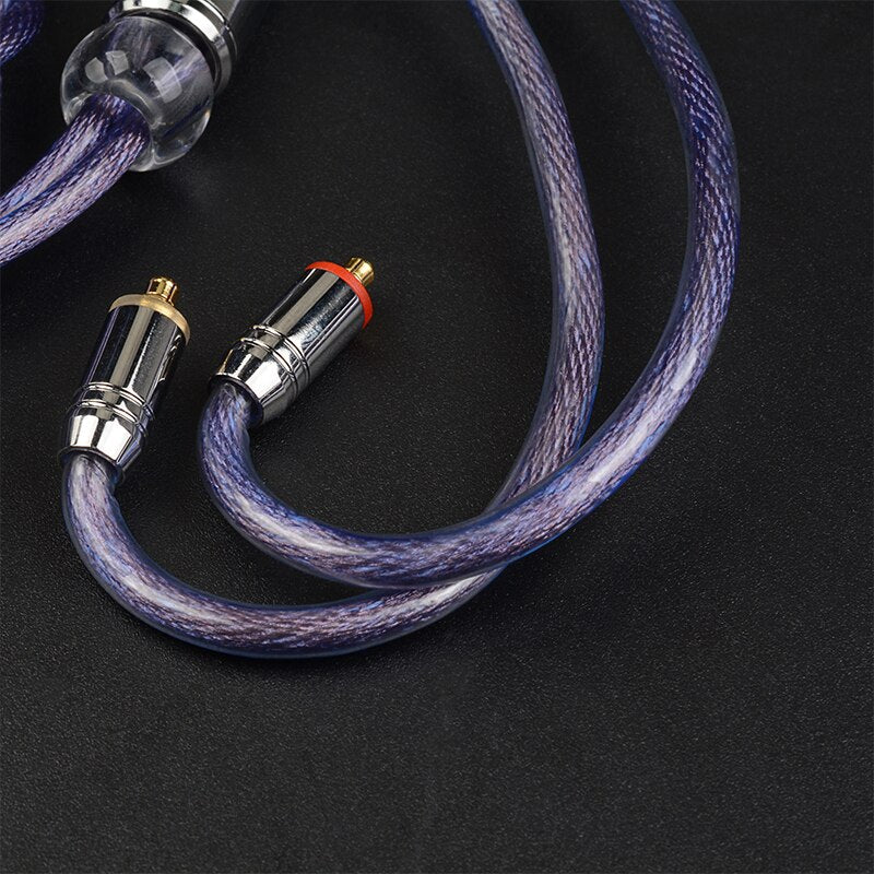 NiceHCK PurpleGem 7N OCC+Silver Plated OCC Flagship HiFi Earphone Cable