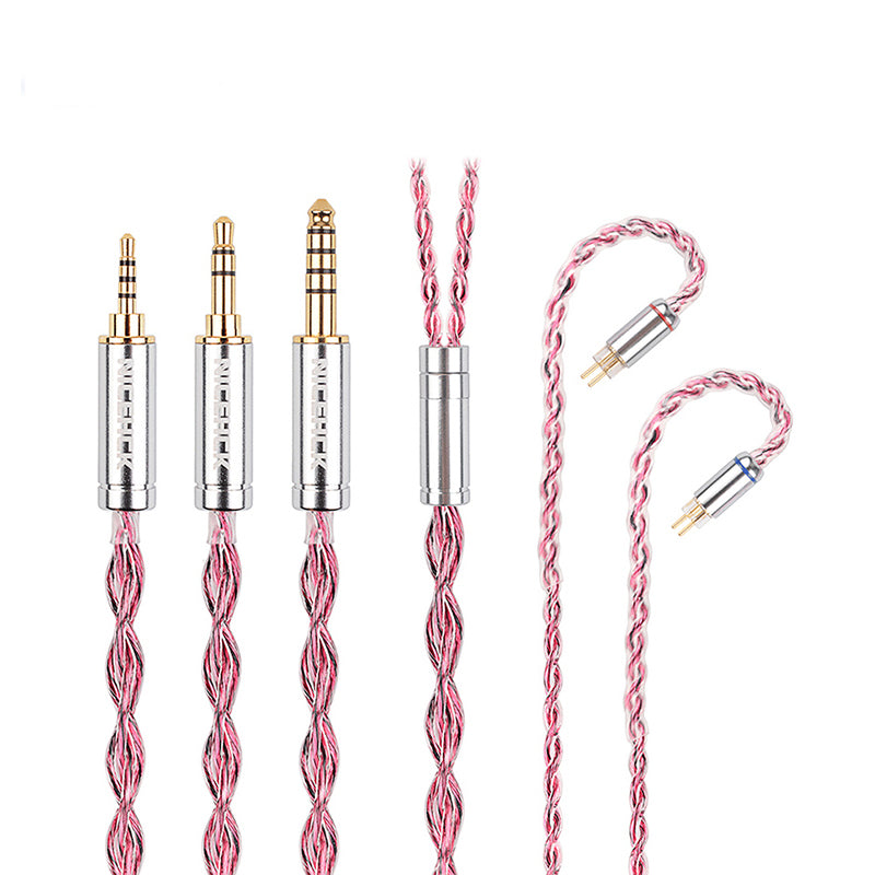 NiceHCK RubyCat Earphone Wire Germany Copper Cable