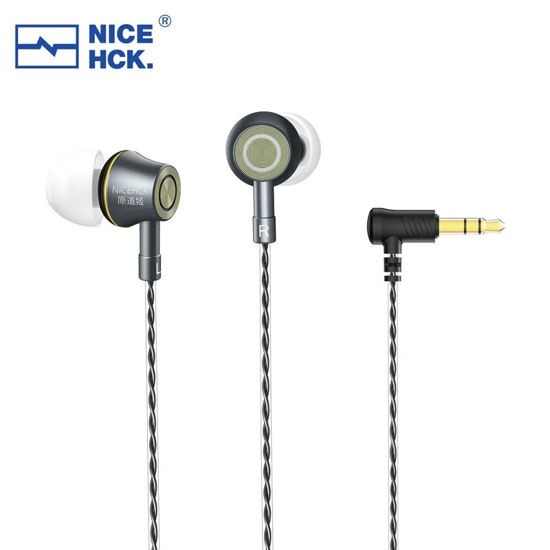 NiceHCK YD520 3.5mm HIFI 10mm PET Dynamic Driver Earbud
