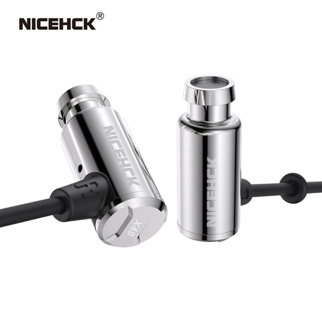 Nicehck X49 Earphone Iem Single Ba Balanced Armature Driver Earbud