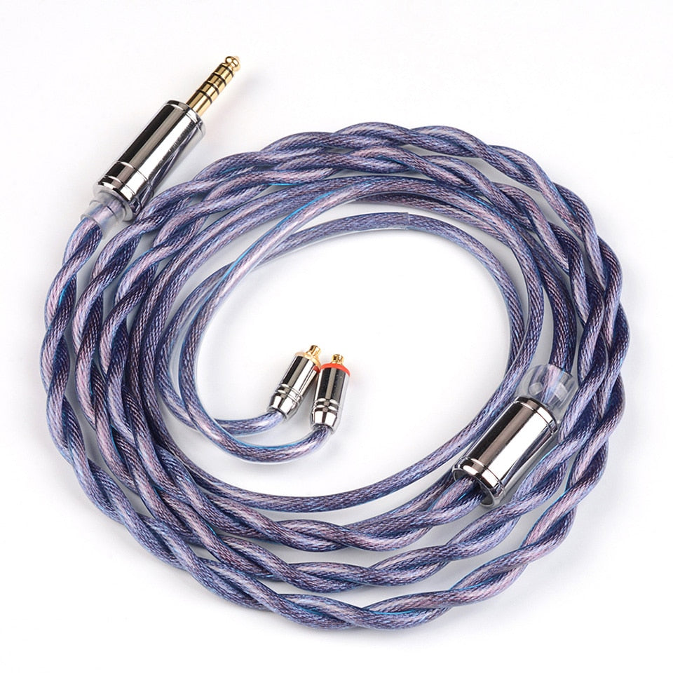 NiceHCK PurpleGem 7N OCC+Silver Plated OCC Flagship HiFi Earphone Cable