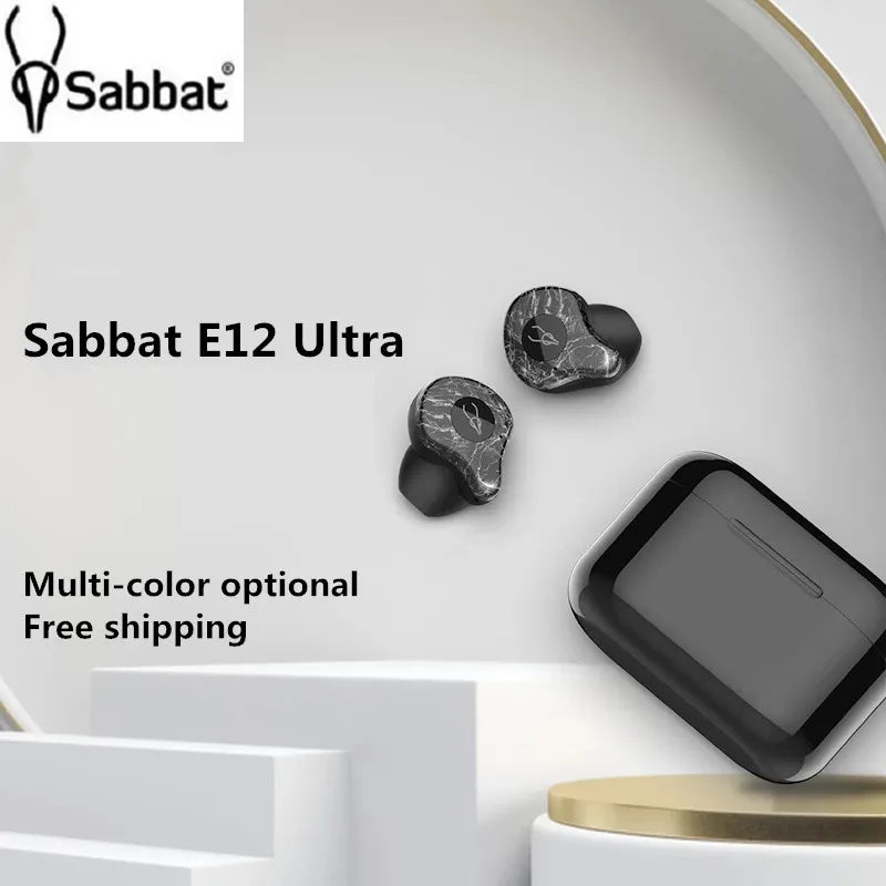 Sabbat E12 Ultra Wireless Headphones TWS BT 5.2 Earphones