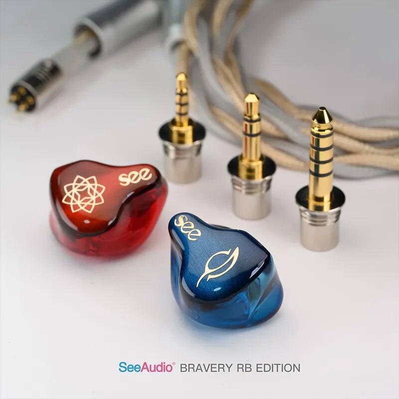 SeeAudio Bravery RB Edition HiFi 4BA Balanced Armature In-Ear Earphone