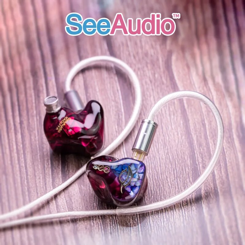 SeeAudio Kaguya 4BA + 4EST Resin In-Ear IEM Earphone