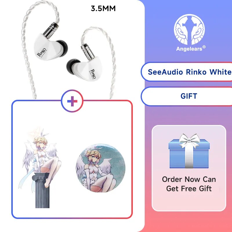 SeeAudio x Z Review White Rinko Hybrid Earphone 1DD+1Planar In-ear Monitors