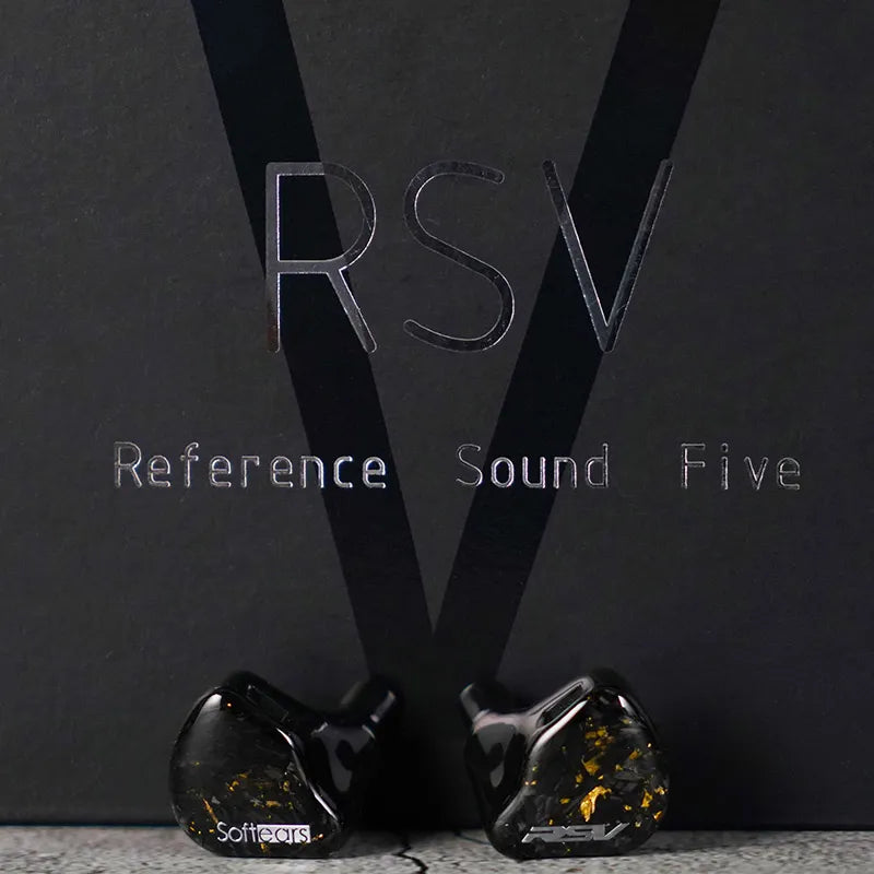 Softears RSV RS5 5BA IEM Reference Sound Five Series In-Ear Monitor Earphone