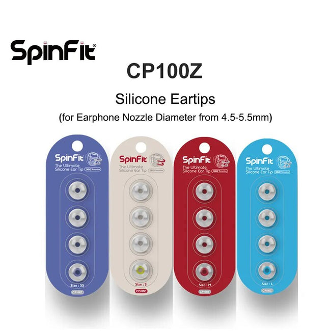 SpinFit CP100Z Silicone 360 degree Free Rotation Ear tips