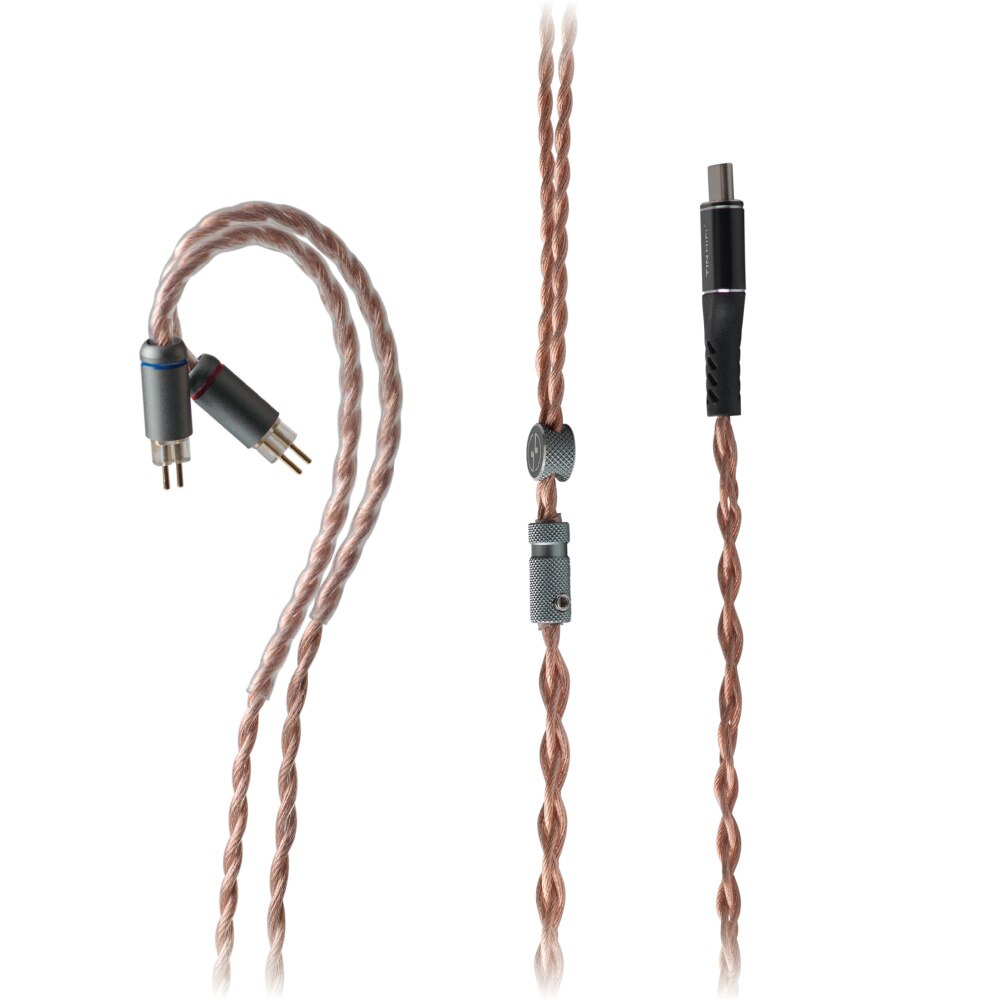 TINHiFi TC01 USB Type-C Single Crystal Copper IEM Cable