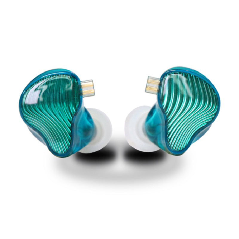 TKZK WAVE 1DD+1BA Hybrid 2 Driver Units Resin HIFI In Ear Earphone