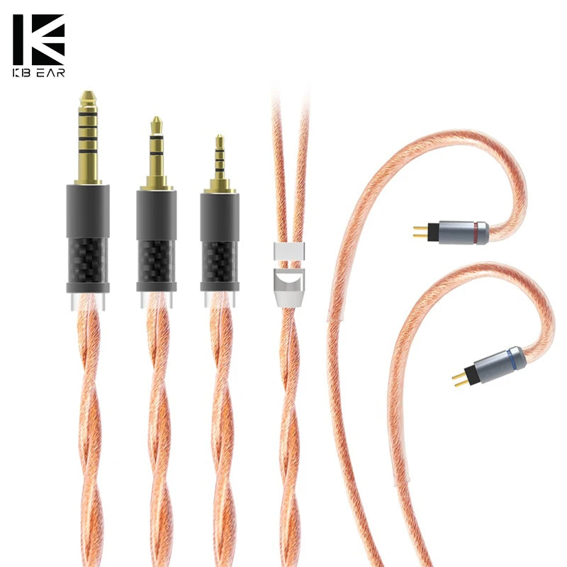 TRI Grace-C 2Core 6N Single Crystal Copper Silver Plated Earphone Cable