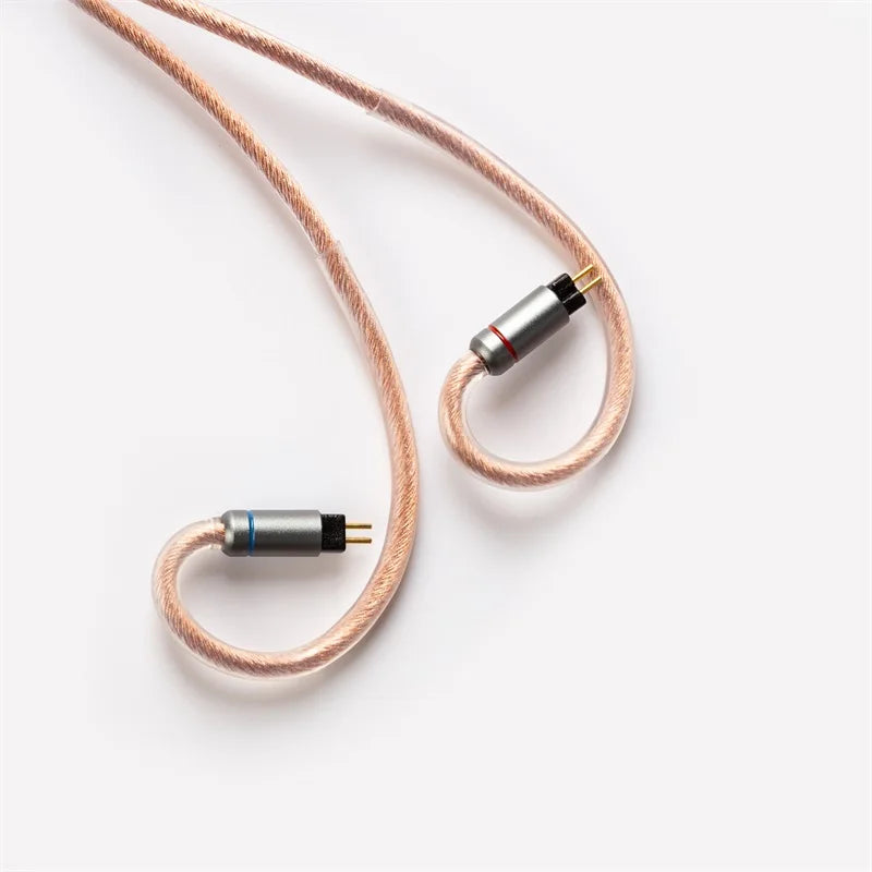TRI Grace-C 2Core 6N Single Crystal Copper Silver Plated Earphone Cable