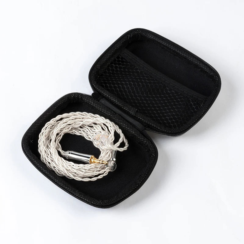 TRI Through 4 Core 5N Single Crystal Copper Silver-plated Earphone Cable