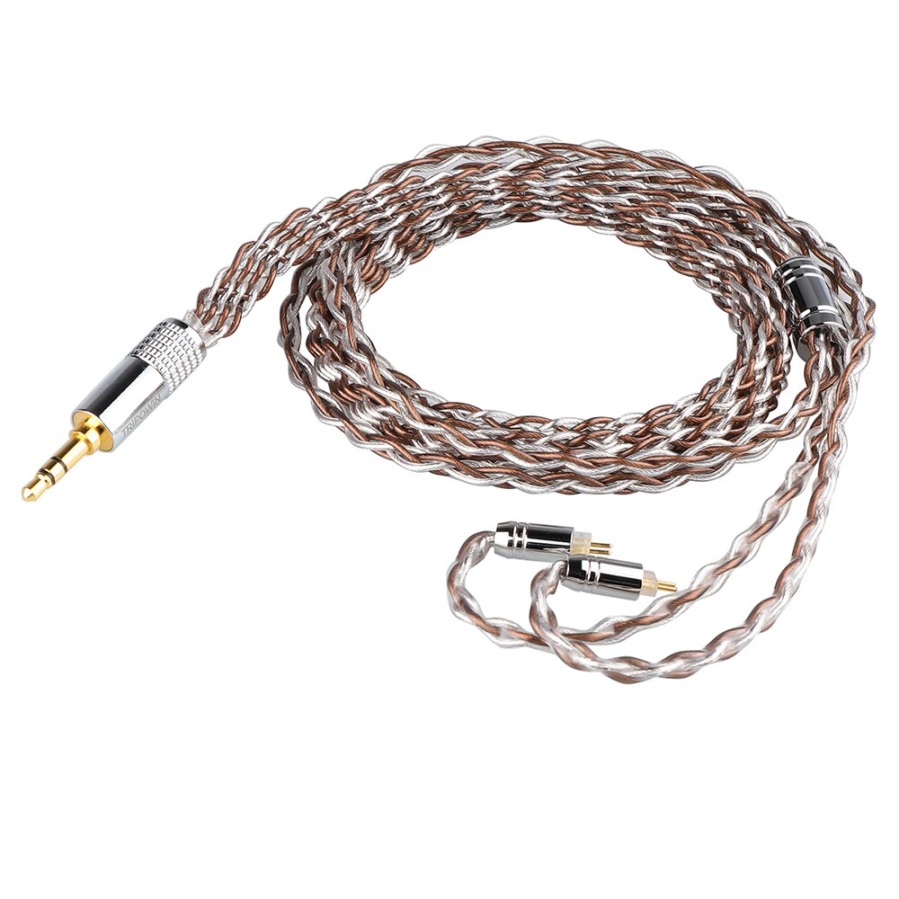 Tripowin Perles Cable 8 Core Silver-plated Earphone IEM Cable