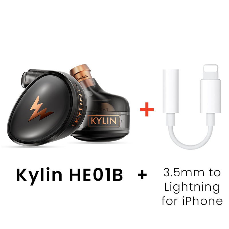 Whizzer Kylin HE01B PU + PEEK Composite Diaphragm in-Ear Earphone