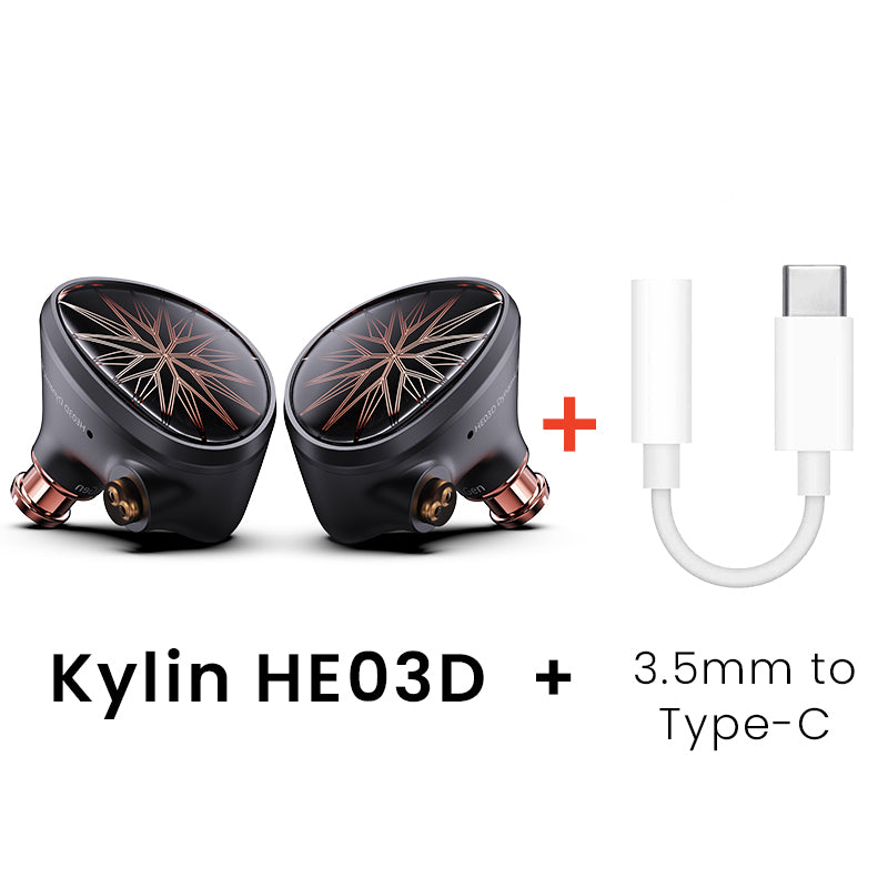Whizzer Kylin HE03D 1 12mm LDC Diaphragm Dynamic Driver Earphones
