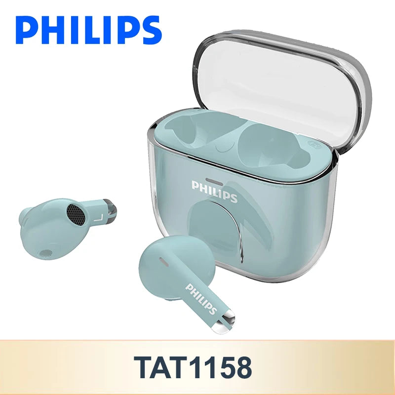 Philips TAT1158 Earphone Wireless Bluetooth 5.3 Headphone