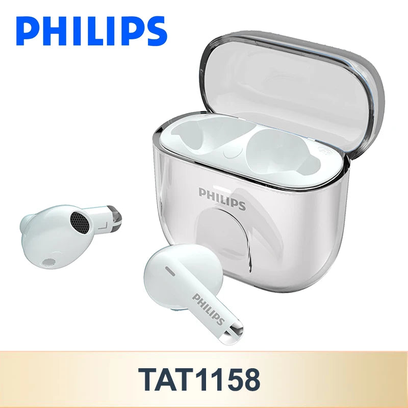 Philips TAT1158 Earphone Wireless Bluetooth 5.3 Headphone