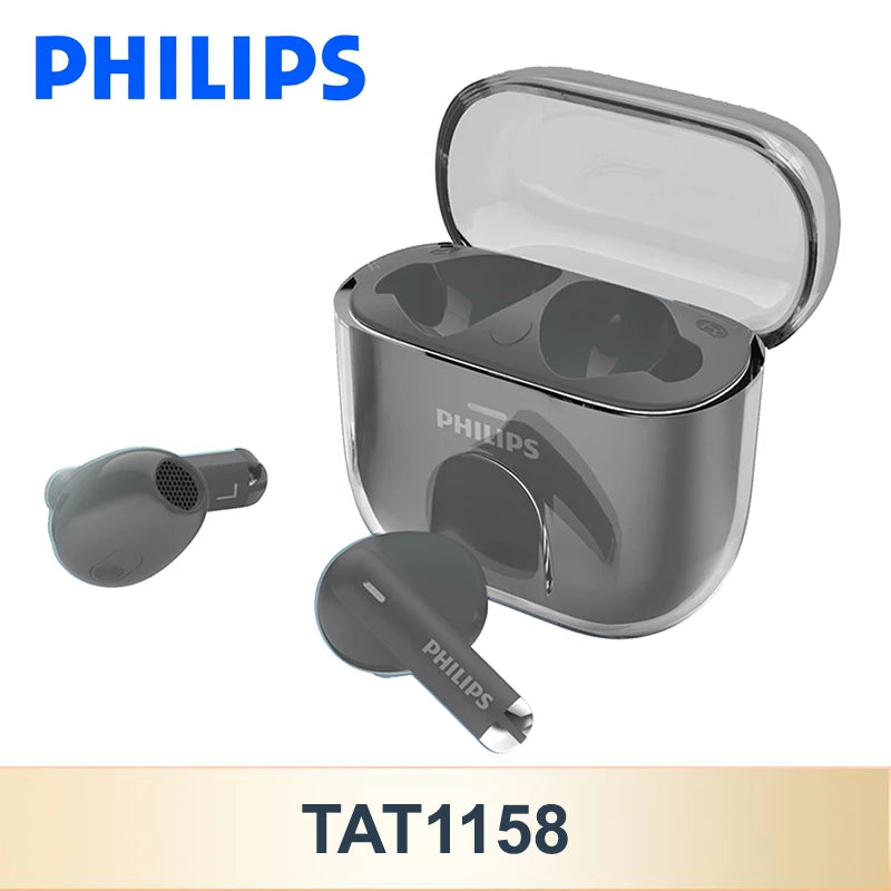 Philips TAT1158 Earphone Wireless Bluetooth 5.3 Headphone